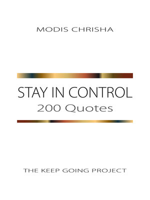 cover image of Stay in Control